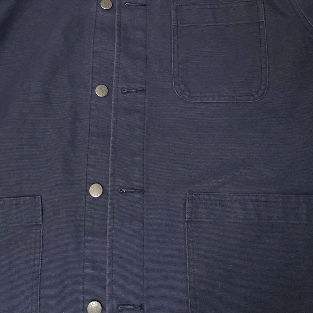 J. Crew Canvas Chore Men's Jacket Navy - Picture 7 of 9
